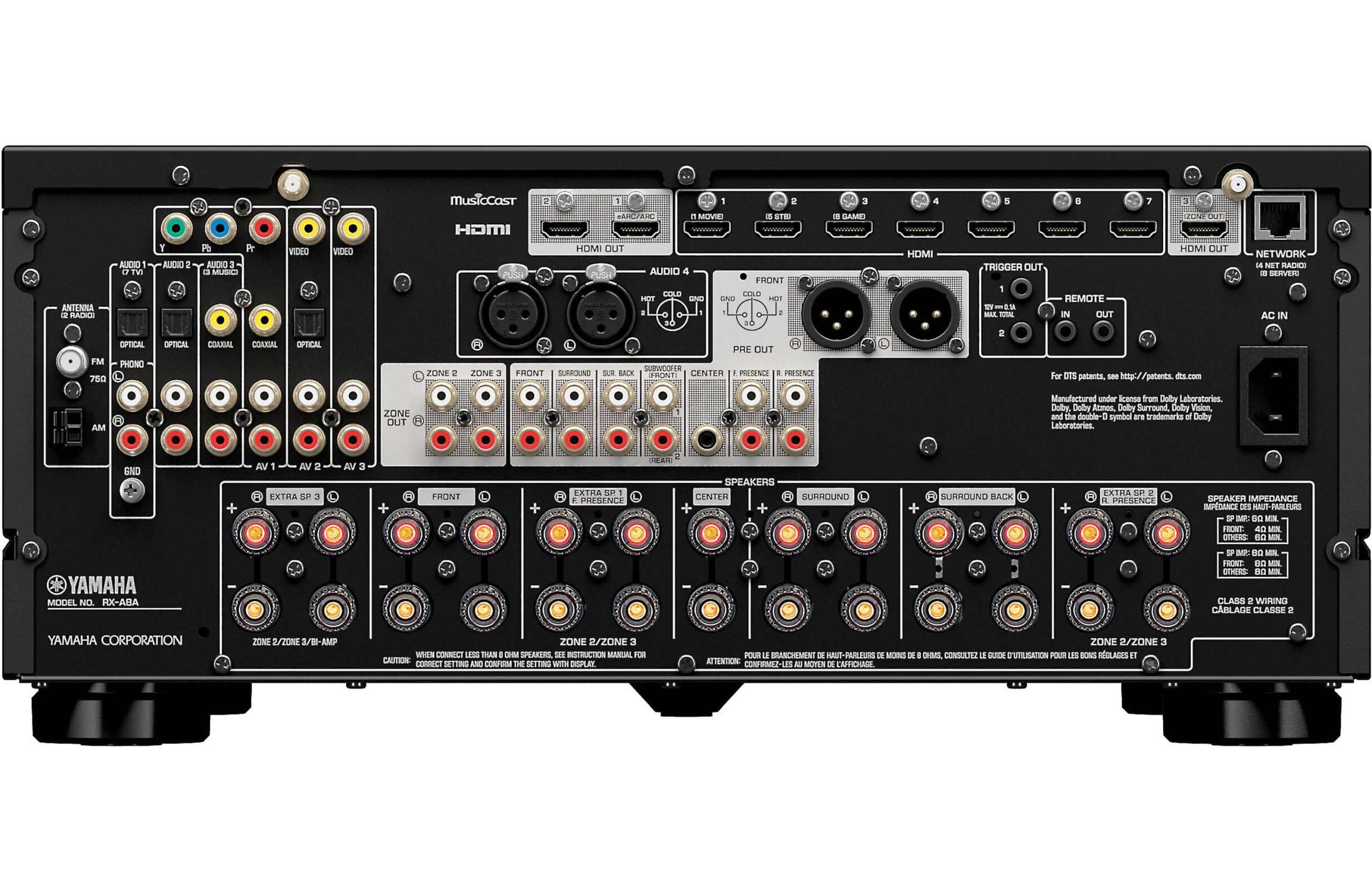 Yamaha AVENTAGE RX-A8A 11.2-channel home theatre receiver - Image 3