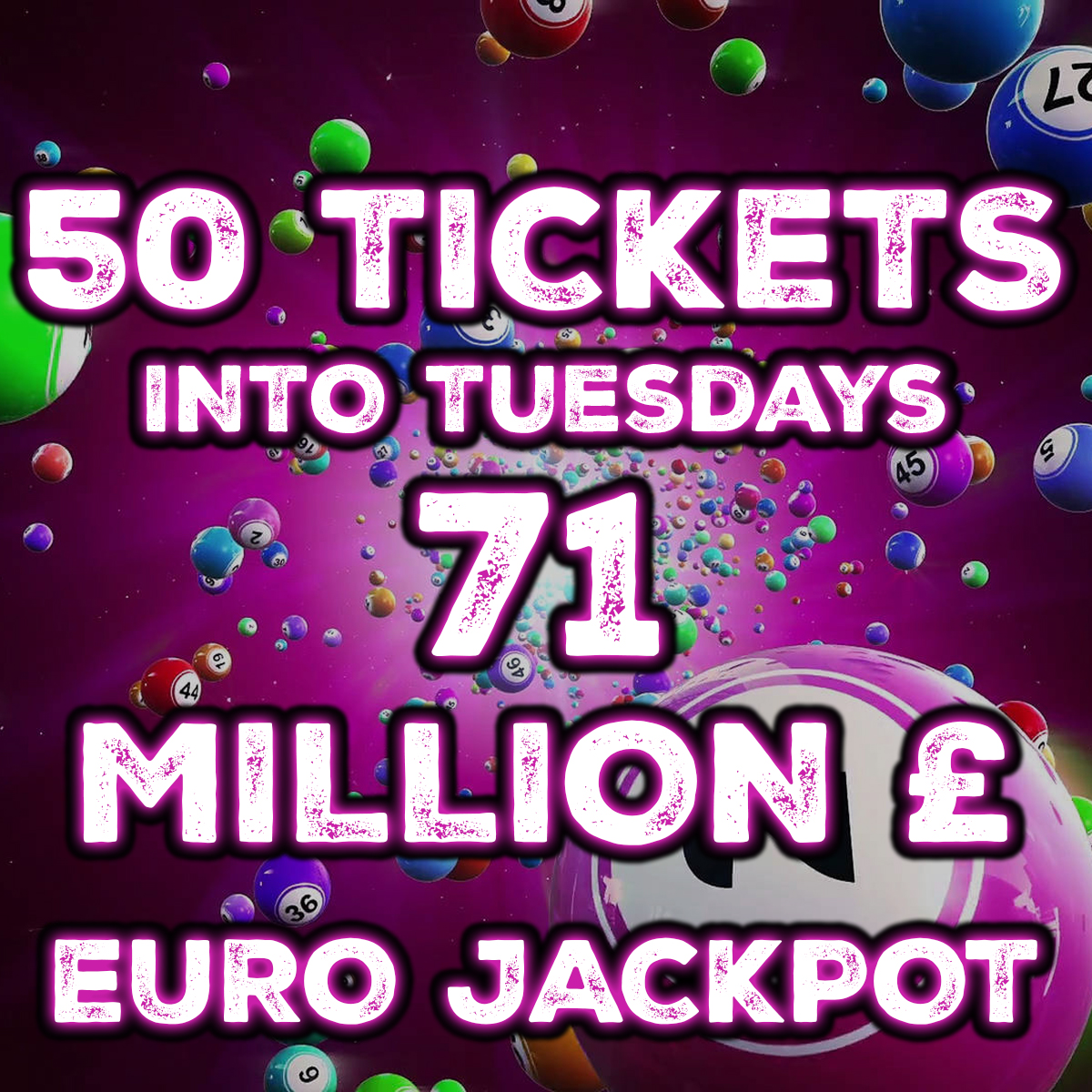 ⚡️50 Lucky Dip Tickets Into This Tuesday’s £71 Million Euro Jackpot – £10 per ticket⚡️ - Image 2